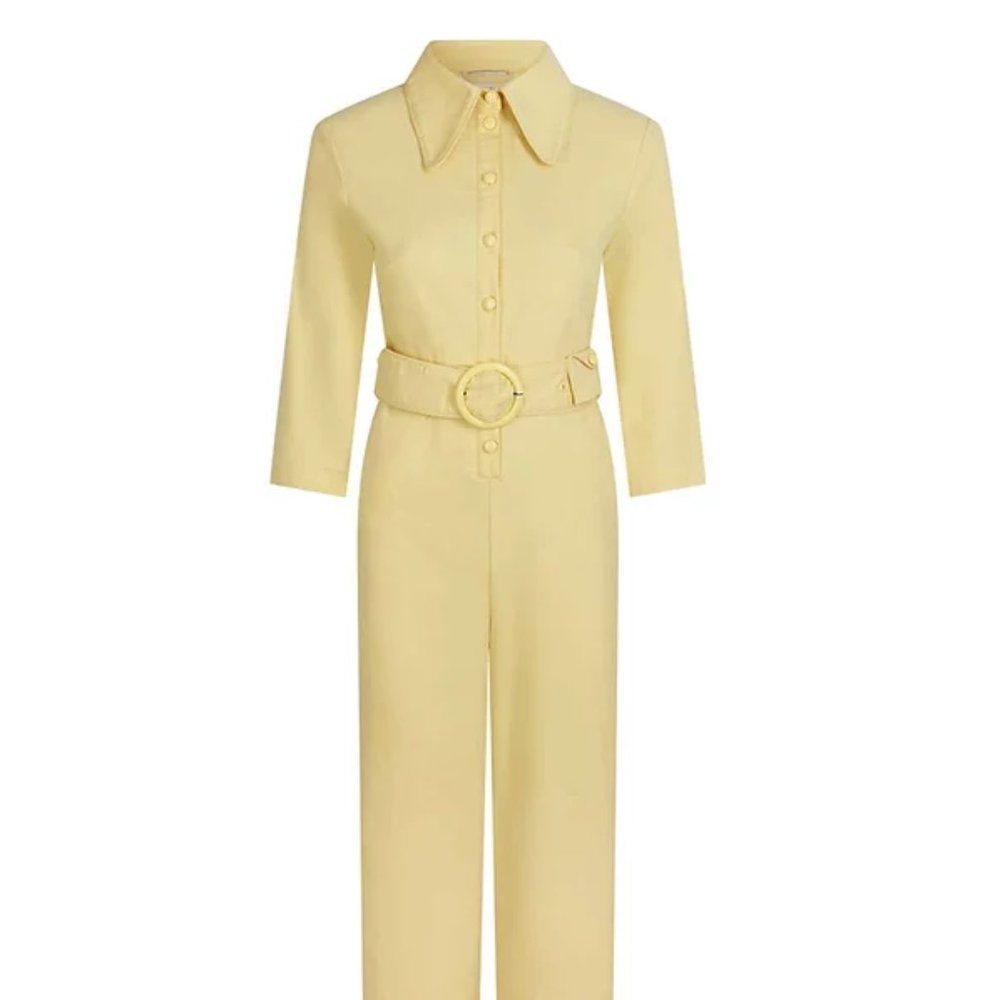 House of Sunny Classic Coveralls in Yellow Size 6 - NEW WITH TAGS